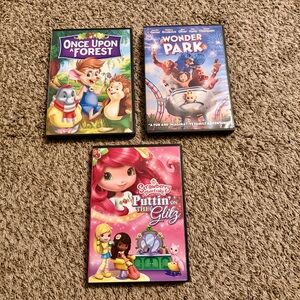 Once Upon A Forest (1993), Wonder Park, And Strawberry Shortcake DVD Collection